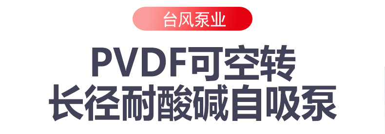 PVDF可空转自吸泵